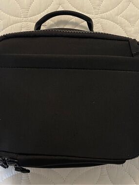 Black Compact Carry Handle Bag